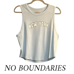 No Boundaries Light Blue Women's Tank Top
